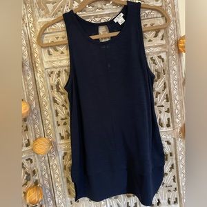 Navy Blue J Crew Tank